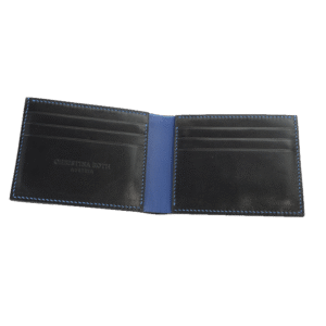 Handgenähte Geldbörse aus Kalbsleder