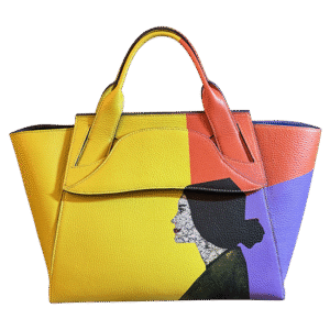 Von Hand genähte Tasche Modell Ursula