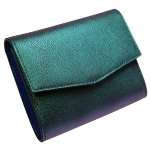 Small flap wallet handgenäht