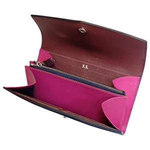 Long flap wallet handgenäht