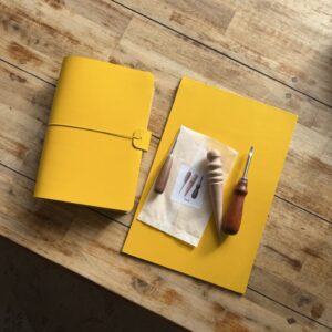 DIY Leder Notizbuch Kit