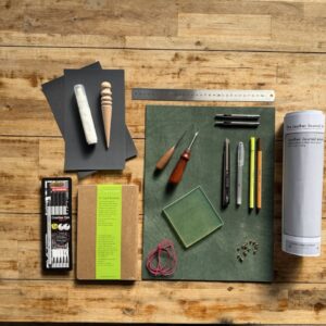 DIY Leder Notizbuch Kit