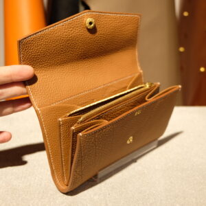 Midi flap wallet handgenäht