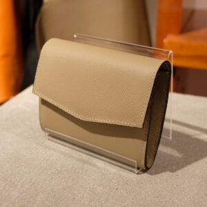 Small flap wallet handgenäht